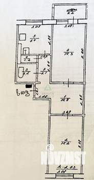 2-к квартира, вторичка, 63м2, 3/10 этаж