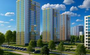 1-к квартира, строящийся дом, 33м2, 7/25 этаж