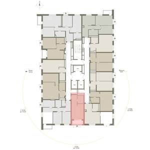 1-к квартира, вторичка, 30м2, 11/25 этаж