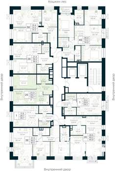 1-к квартира, вторичка, 40м2, 4/15 этаж