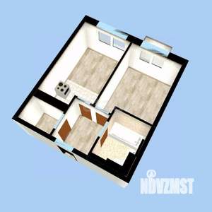 2-к квартира, вторичка, 43м2, 8/25 этаж