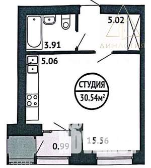 Студия квартира, вторичка, 31м2, 5/8 этаж