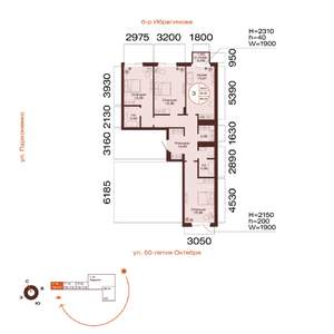 3-к квартира, вторичка, 86м2, 7/11 этаж