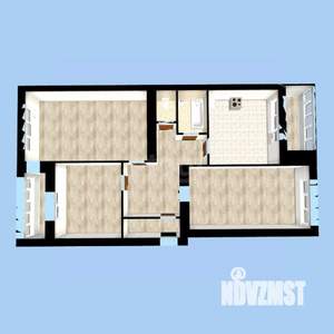 3-к квартира, вторичка, 80м2, 5/5 этаж