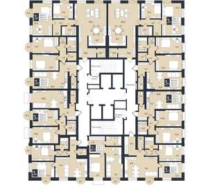 1-к квартира, вторичка, 45м2, 11/25 этаж