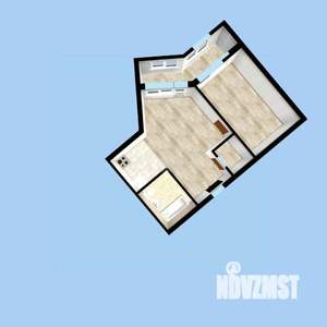 2-к квартира, вторичка, 40м2, 12/26 этаж