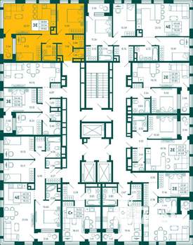 2-к квартира, вторичка, 60м2, 27/29 этаж