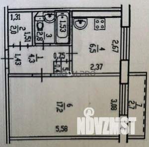 1-к квартира, вторичка, 35м2, 8/9 этаж