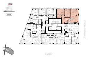 3-к квартира, вторичка, 88м2, 17/19 этаж