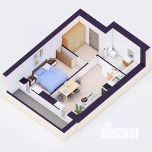 2-к квартира, вторичка, 39м2, 10/20 этаж