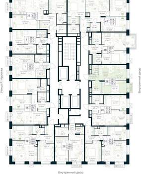 1-к квартира, вторичка, 40м2, 27/30 этаж