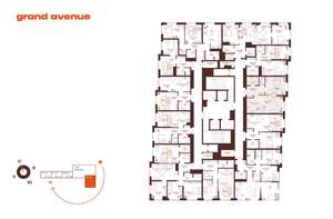 2-к квартира, вторичка, 57м2, 19/32 этаж