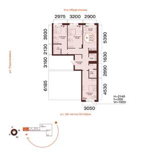 3-к квартира, вторичка, 86м2, 10/11 этаж