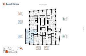 3-к квартира, вторичка, 73м2, 7/23 этаж