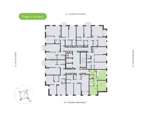 2-к квартира, вторичка, 64м2, 2/18 этаж