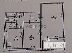 2-к квартира, вторичка, 43м2, 10/10 этаж