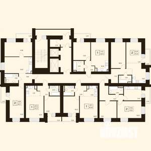 2-к квартира, вторичка, 52м2, 12/17 этаж