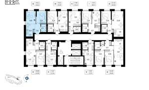 2-к квартира, вторичка, 43м2, 14/25 этаж