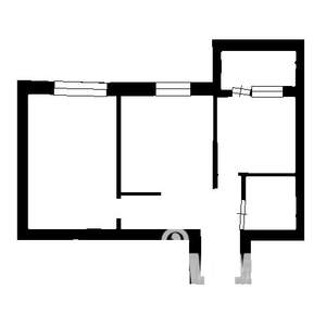 2-к квартира, вторичка, 54м2, 2/3 этаж