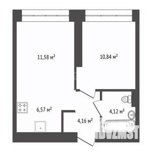 2-к квартира, вторичка, 37м2, 22/32 этаж
