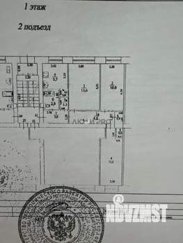 3-к квартира, вторичка, 54м2, 1/5 этаж
