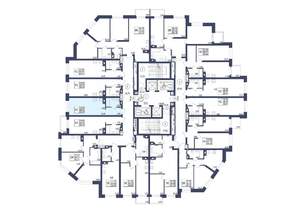 Студия квартира, строящийся дом, 27м2, 24/34 этаж