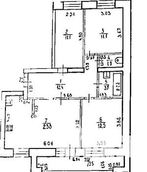 4-к квартира, вторичка, 77м2, 4/6 этаж