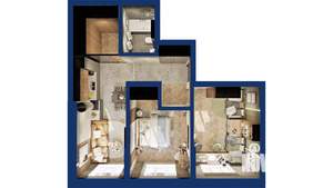 2-к квартира, вторичка, 63м2, 10/25 этаж