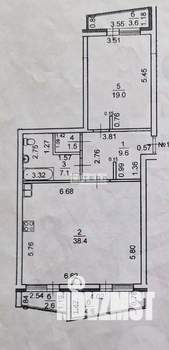 2-к квартира, вторичка, 79м2, 7/10 этаж