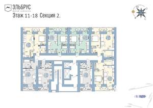 2-к квартира, вторичка, 43м2, 12/20 этаж