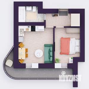 2-к квартира, вторичка, 42м2, 13/20 этаж