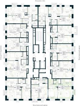 2-к квартира, вторичка, 56м2, 17/30 этаж
