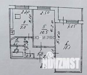 2-к квартира, вторичка, 45м2, 6/9 этаж