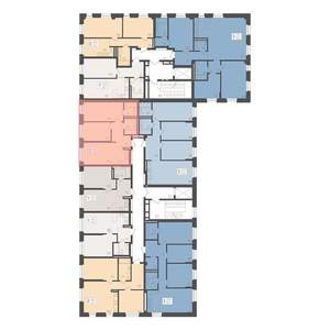 2-к квартира, вторичка, 64м2, 4/5 этаж