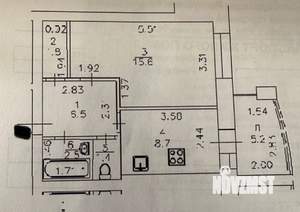 1-к квартира, вторичка, 39м2, 4/10 этаж