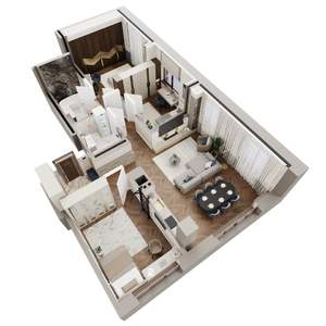 3-к квартира, вторичка, 93м2, 22/23 этаж