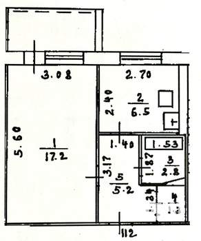 1-к квартира, вторичка, 35м2, 4/10 этаж