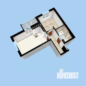 2-к квартира, вторичка, 38м2, 5/6 этаж