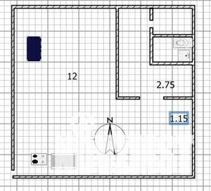 Студия квартира, вторичка, 23м2, 9/9 этаж