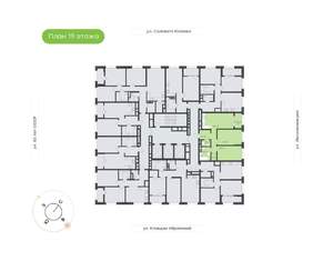 2-к квартира, вторичка, 62м2, 19/24 этаж