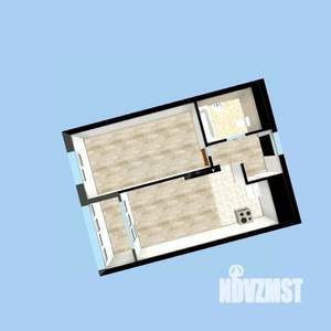 2-к квартира, вторичка, 38м2, 22/25 этаж