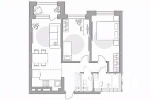 3-к квартира, вторичка, 65м2, 12/23 этаж