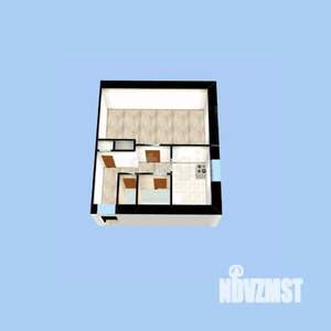 1-к квартира, вторичка, 46м2, 1/5 этаж