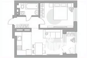 2-к квартира, вторичка, 47м2, 16/23 этаж