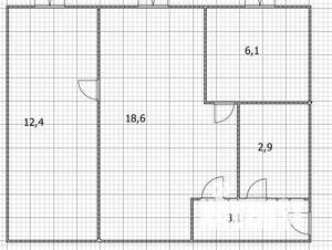 2-к квартира, вторичка, 42м2, 2/5 этаж