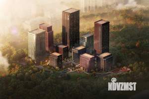 2-к квартира, строящийся дом, 62м2, 28/30 этаж