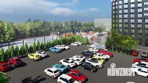 1-к квартира, строящийся дом, 40м2, 33/34 этаж