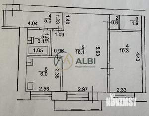2-к квартира, вторичка, 45м2, 5/5 этаж