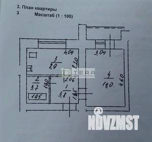 1-к квартира, вторичка, 32м2, 2/12 этаж