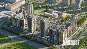 1-к квартира, строящийся дом, 41м2, 10/25 этаж